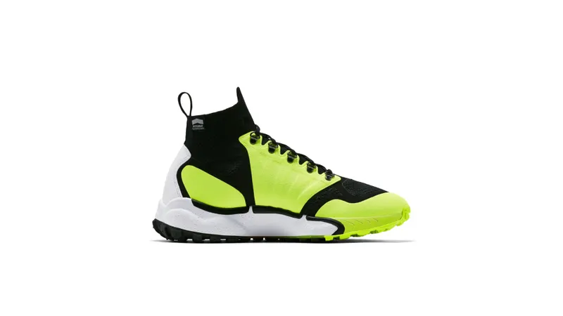 Nike  Air Zoom Talaria Mid Flyknit Volt Black/Black/Volt (856955-007)