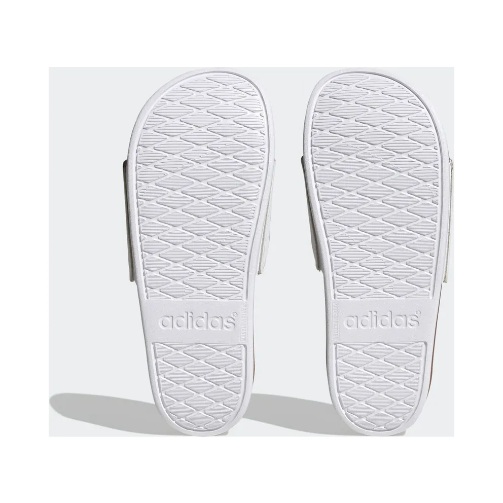 Adidas Adilette Comfort Slides Cloud White / Cloud White / Matte Gold (H03618)