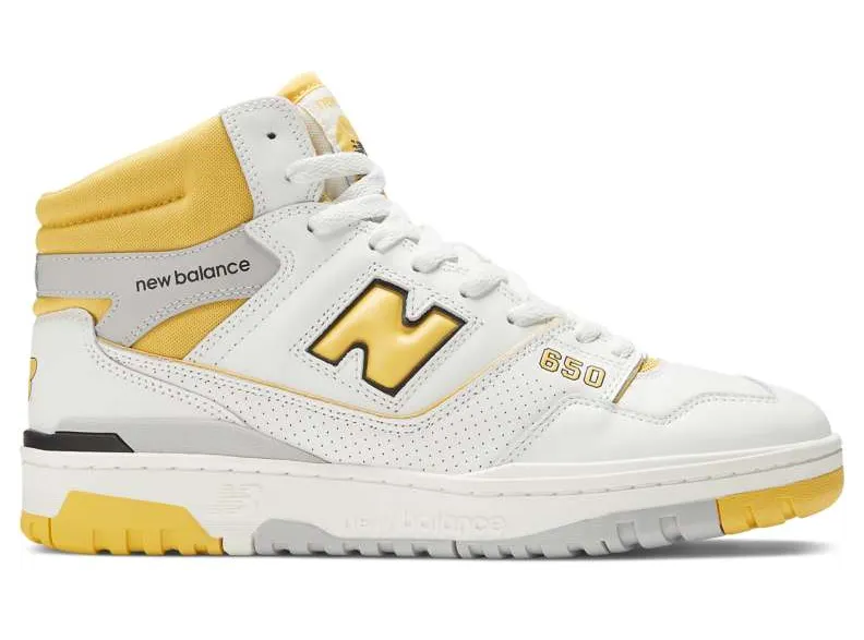 New Balance 650 Weiß/blanc/Gelb/Jaune/Grau/Gris (BB650RCG)
