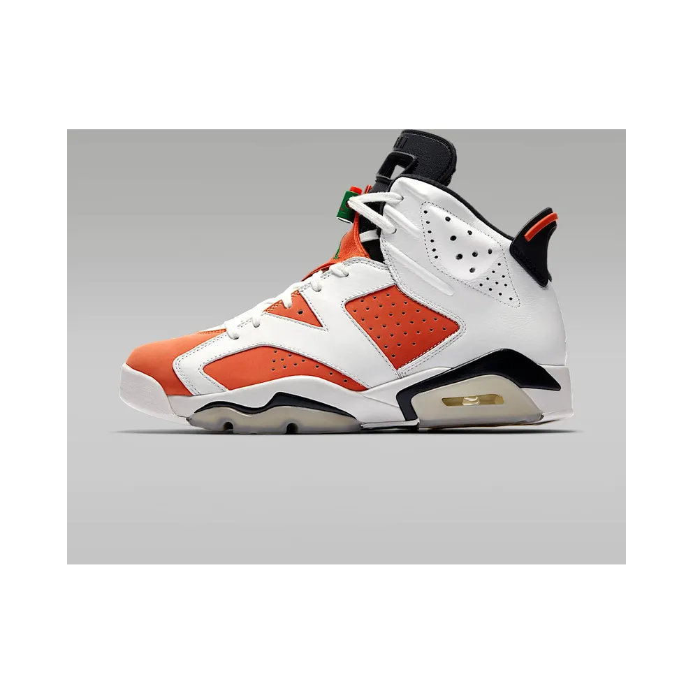 Jordan 6 Retro Gatorade Like Mike White Summit White/Team Orange-Black (384664-145)