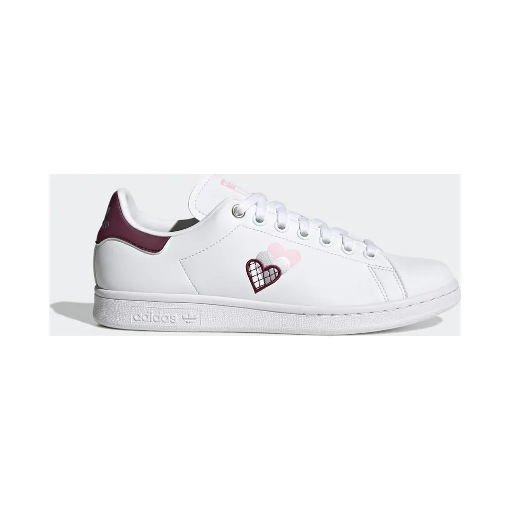 adidas Stan Smith Schuh Cloud White / Victory Crimson / Clear Pink (H03936)