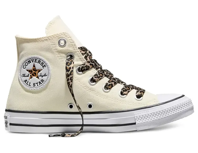 Converse Chuck Taylor All Star Leopard Laces “Natural Ivory” (A19179F)