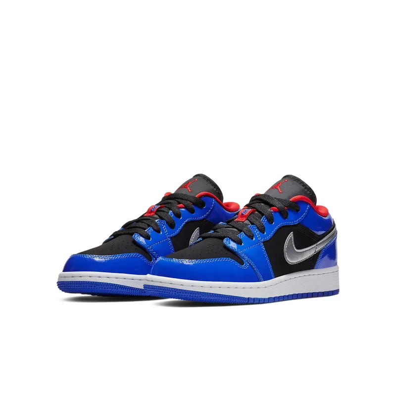 Air Jordan 1 Retro Low ‘Top 3’ Hyper Royal/Metallic Silver (553560-406)