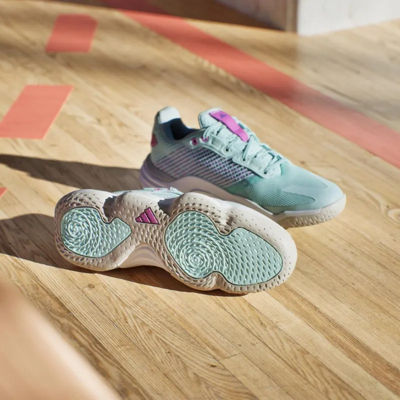 Adidas Stabil 16 Indoor Semi Flash Aqua / Cloud White / Purple Burst (IE3586)