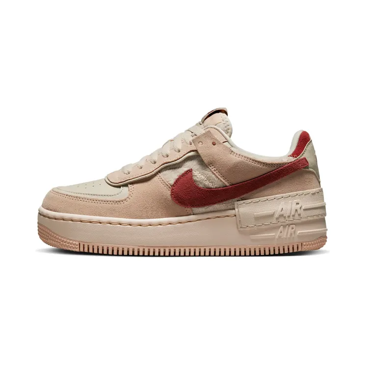 Nike AIR FORCE 1 SHADOW “Shimmer / Sand Drift / Pearl White / Mars Stone” (DZ4705-200)