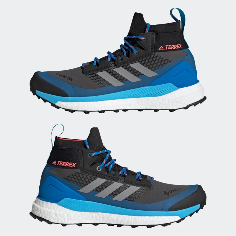 Adidas Terrex Free Hiker GTX Hiking Grey Six / Grey Three / Blue Rush (GZ0356)