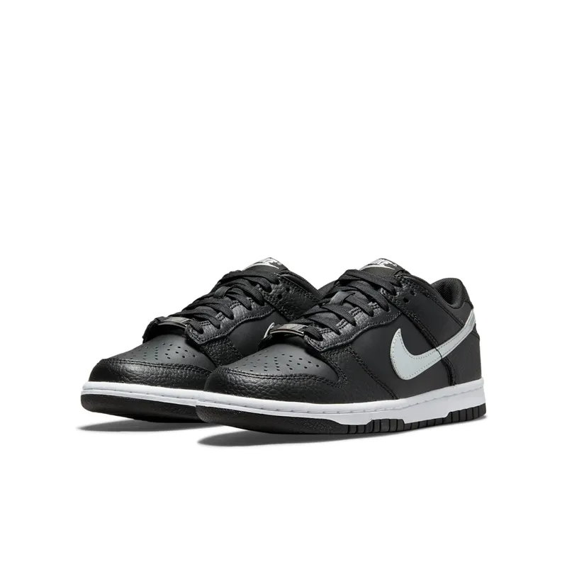 Nike Dunk Low NBA 75th Anniversary Spurs (GS) – “Black / Silver / White” (DC9560-001)