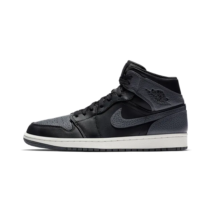 Air Jordan 1 Mid “Black / Summit White / Dark Grey” (554724-041)
