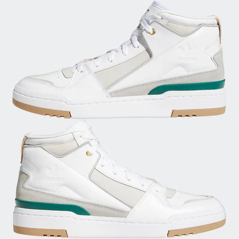 Adidas Forum Luxe Mid Cloud White / Collegiate Green / Grey One (GX0519)