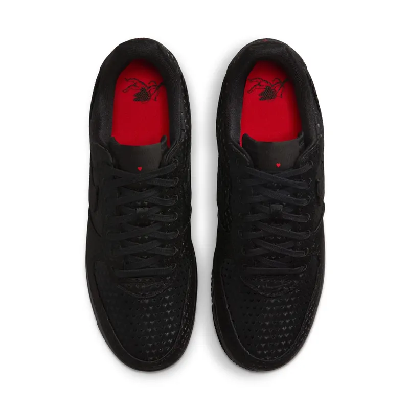 Nike Air Force 1 “Valentine’s Day – Triple Black (2026)” (IB6836-001)