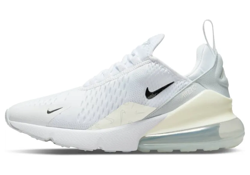 Nike Air Max 270 “White / Pure Platinum / Sail / Metallic Silver” (DR7859-100)