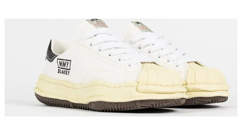 Maison Mihara Yasuhiro Blakey OG Sole Canvas “White/Ecru” (A09FW732-WHTSAI)