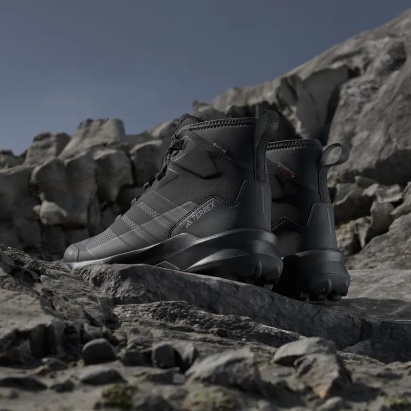 Adidas Terrex Skychaser AX5 Mid GORE-TEX CLIMAWARM+ Hiking Shoes Core Black / Core Black / Carbon (JQ2205)