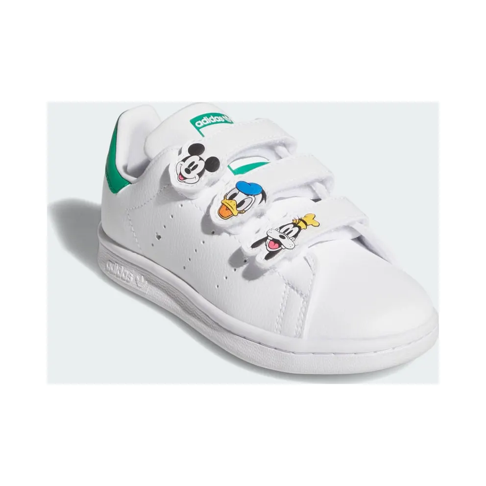ADIDAS DISNEY STAN SMITH COMFORT CLOSURE Shoes Cloud White / Court Green / Core Black (JH7439)