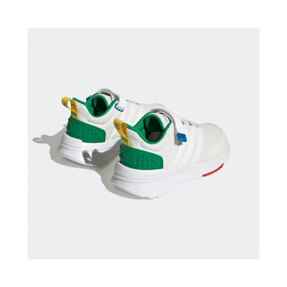Adidas adidas x LEGO® Racer TR21 Elastic Lace and Top Strap Core White / Core White / Green (HQ1315)