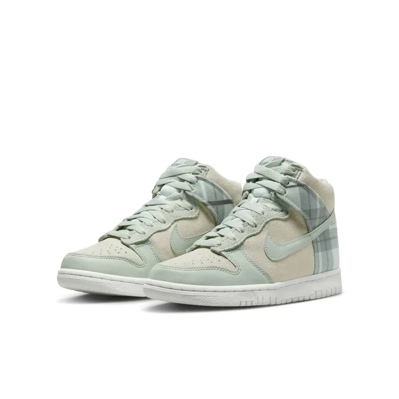 Nike Dunk High GS “Plaid – Summit White” (DV1724-100)