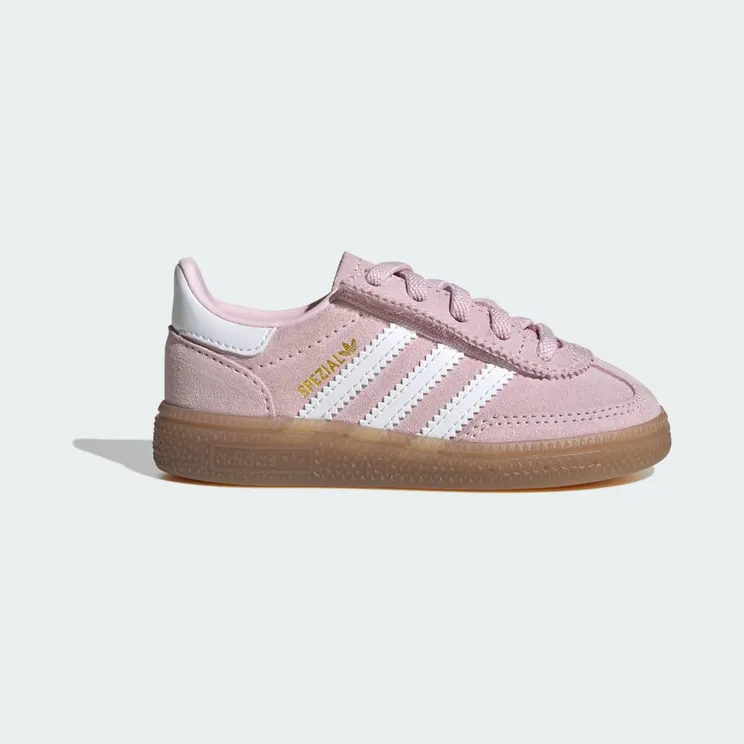 Adidas Handball Spezial Comfort Closure met Elastische Veters Kids Clear Pink / Cloud White / Gum (JR2106)