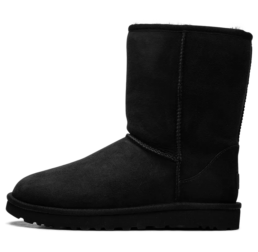 Ugg Classic Short II Boot “Black” (1016223-BLK)