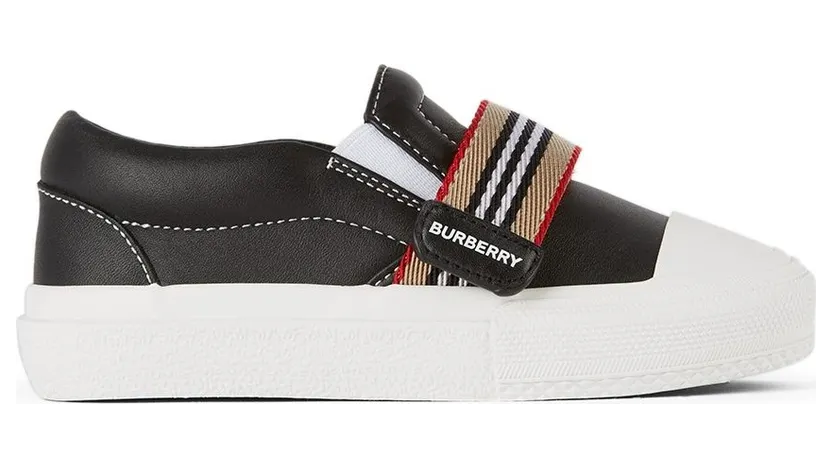 Burberry Baby Icon Stripe Ben Slip-On BLACK (8042412)