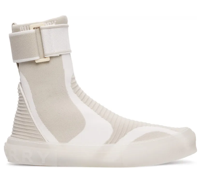Burberry Beige Sub High Top Sneakers (8052334)