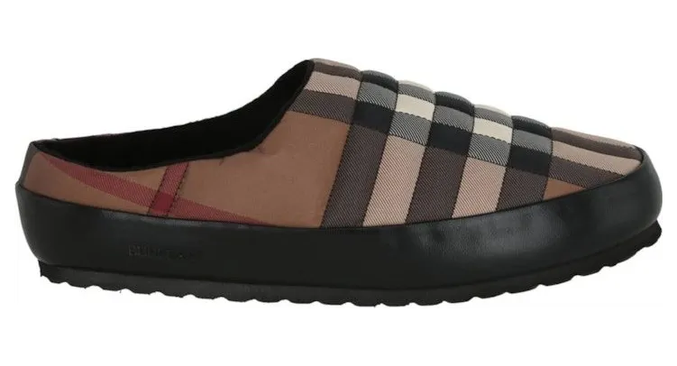 Burberry Birch Check Print Slide Dark Brown (8050305 20042)