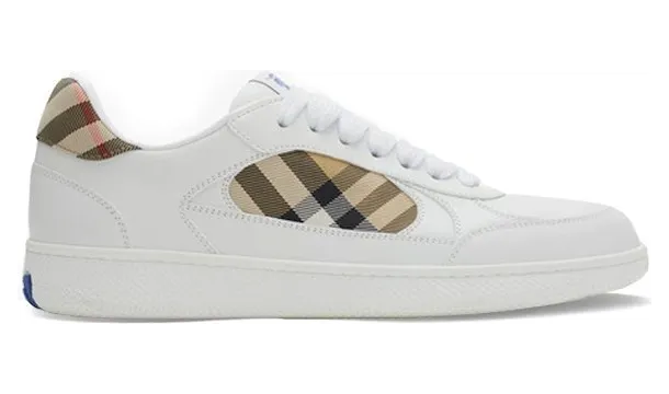 Burberry Check Terrace Sneakers White Beige (8108649)