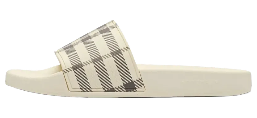 Burberry Furley Check Sandal “Light Beige” (8119283)