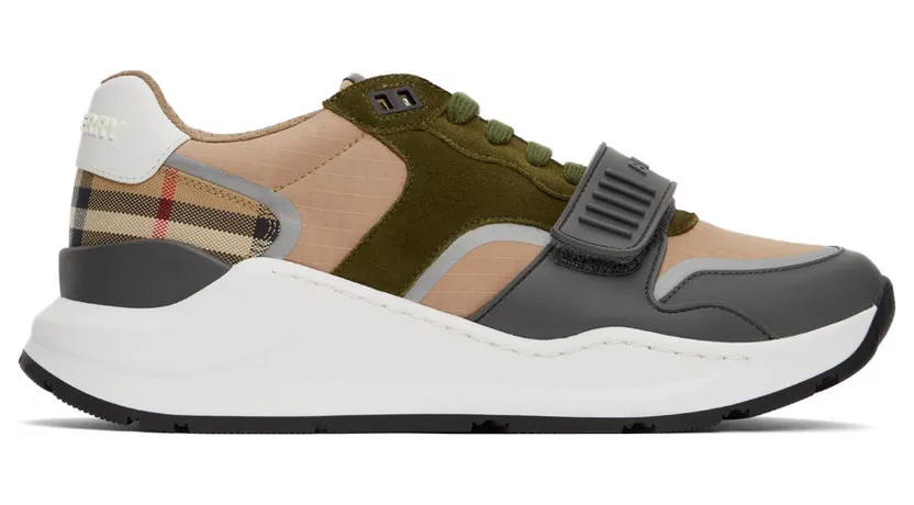 Burberry Green & Beige Ramsey (8045292)