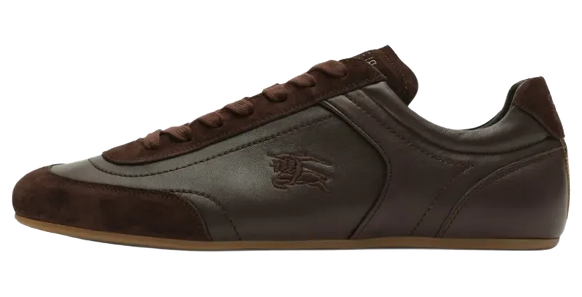 Burberry Leather Knight Runner “Moorhen Brown” (8126281)