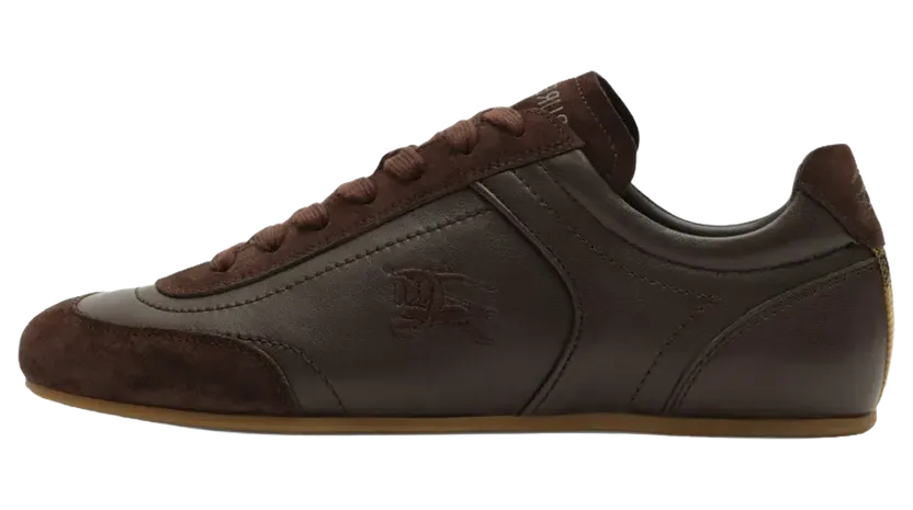 Burberry Leather Knight Runner “Moorhen Brown” (8126538)