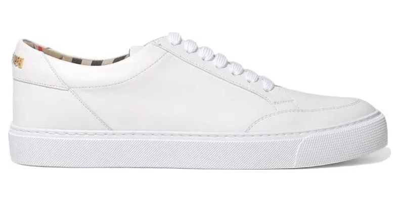 Burberry Logo Detail Low-top Sneaker White Beige (8043210)
