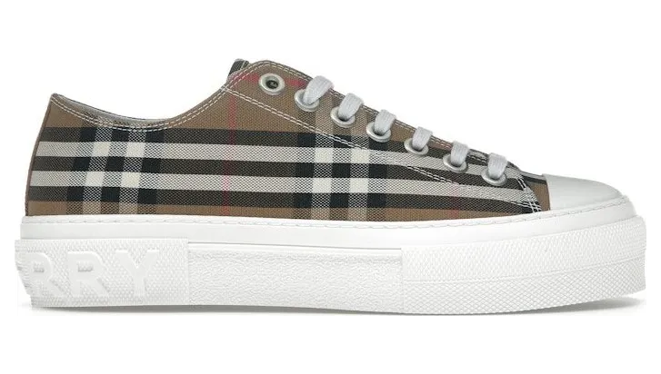 Burberry Low Top House Check Sneaker Taupe Brown (8094731)