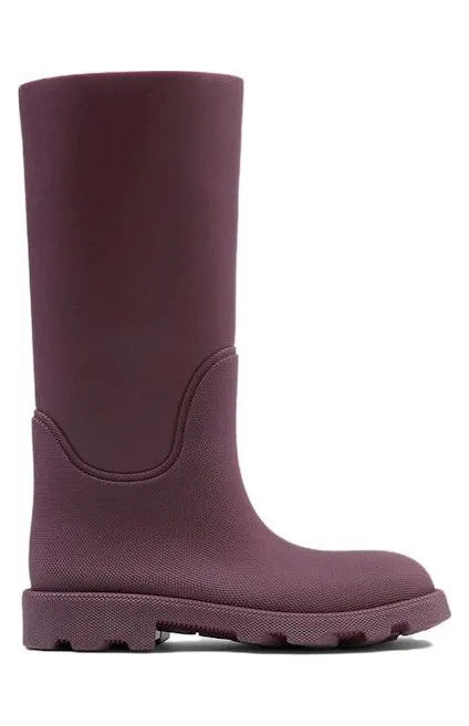 Burberry Marsh Rain High Boots Plum (8074467)