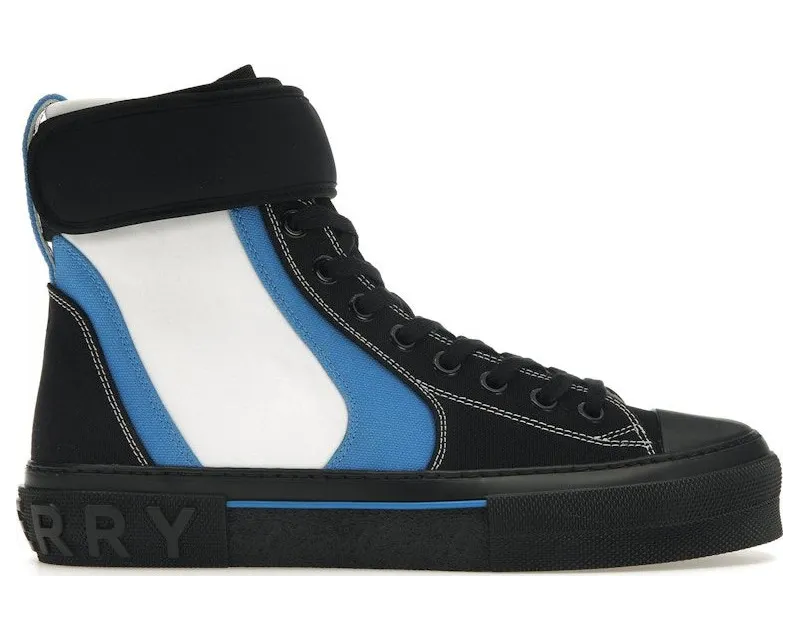 Burberry Sub High-Top Laced-Up Trainer Black Blue White (8055766)