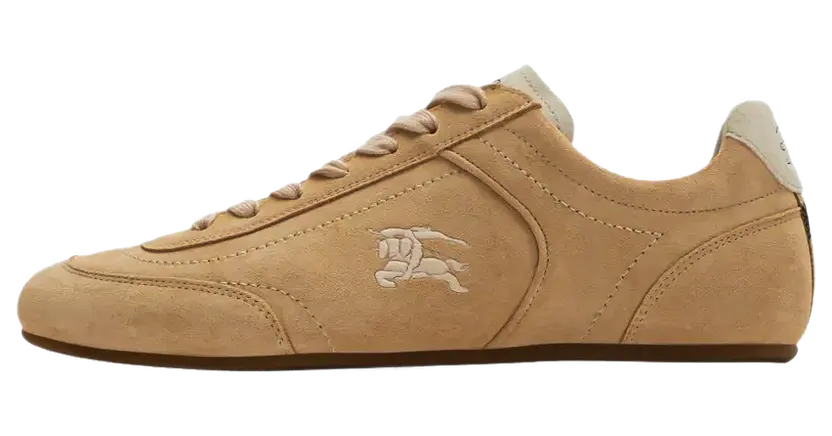 Burberry Suede Knight Runner “Flax Beige / Dove Beige” (8127800)