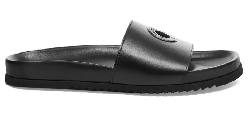 Burberry x Pop Trading Company Melroy Leather Slide Black (8056177)