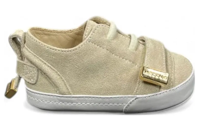 Buscemi 50MM Low Strap Cisto Beige Leather (Baby) (1050BBY16-CIS)