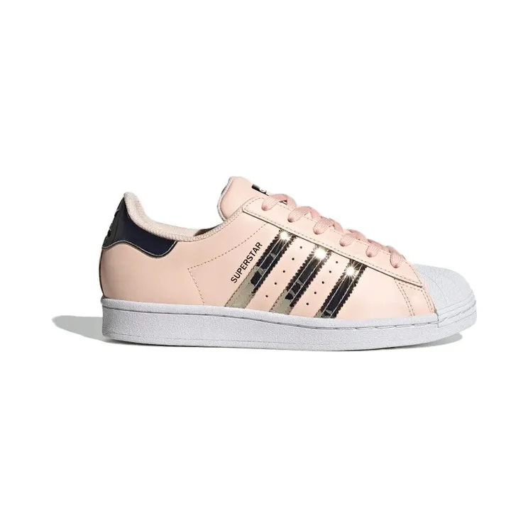 adidas Superstar Metallic Stripes Pink Tint (FW5014)