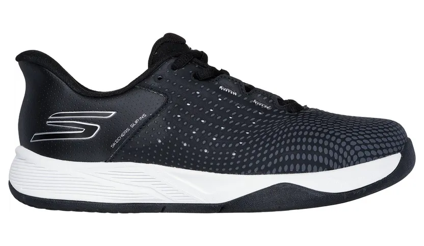 Skechers Slip-Ins Relaxed Fit Viper Court Reload “Black / White” (172101BKW)