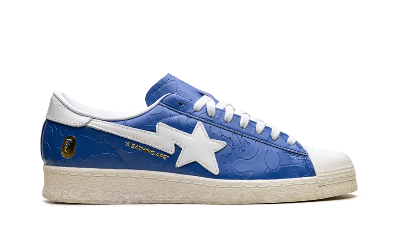 Adidas Superstar Vintage “Bape Blue White” (JR2702)