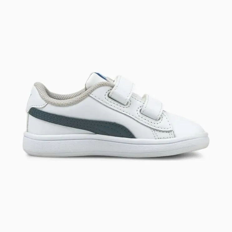 Puma Smash v2 Wit/Blauw (365174-30)