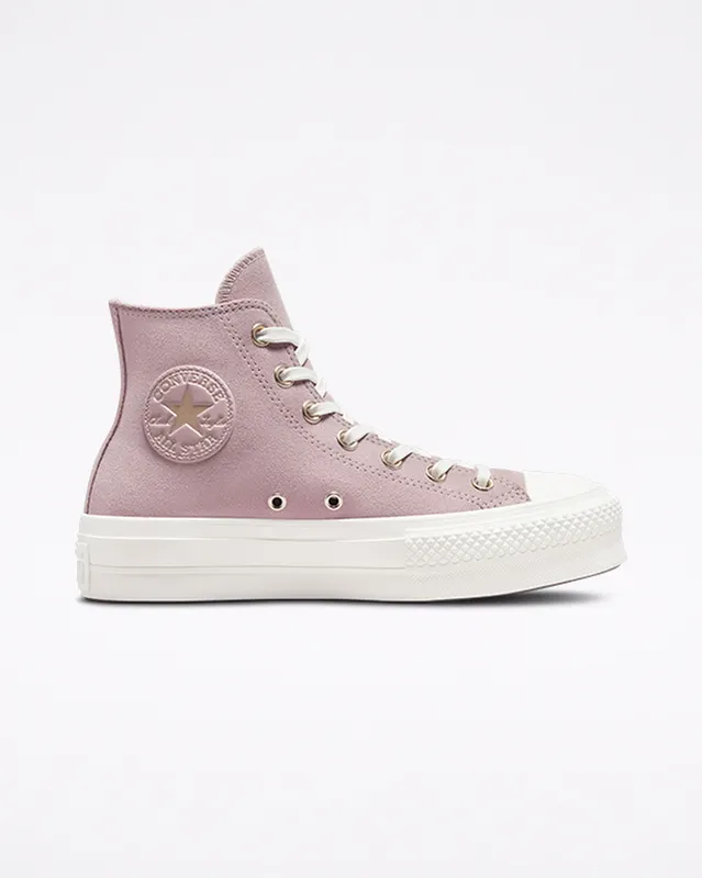 Converse Chuck Taylor All Star Lift Platform Earthy Neutrals Stone Mauve/egret/egret (A03728C)