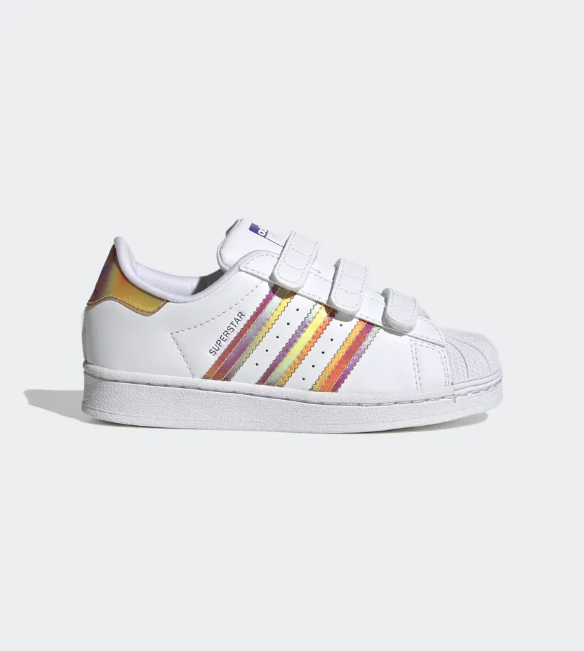 adidas Superstar Cloud White / Cloud White / Purple Rush (HQ4345)