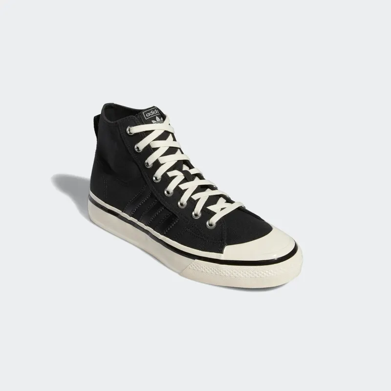 Adidas Nizza Hi RF 74 Core Black / Cream White / Gum (GX8488)