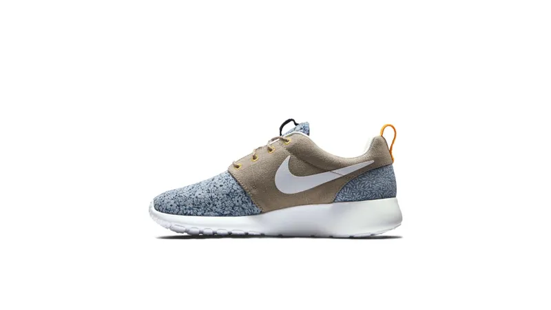 Nike Roshe Run Liberty Blue Recall (GS) Blue Recall/White-Linen-Atomic Mango (654165-400)