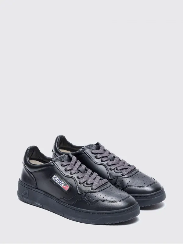 Autry Medalist Low Leather Black (AULMSG16)