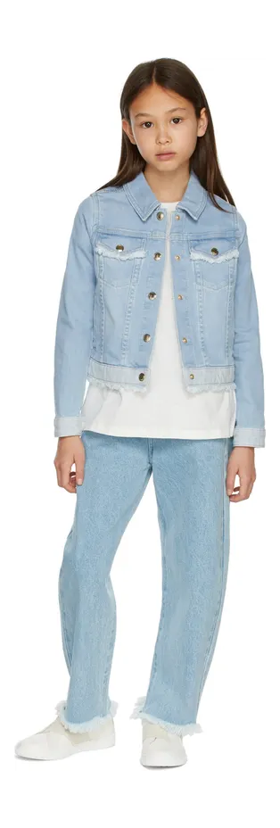 Chloé Kids Off-White Lauren Sneakers (C19153) (5)