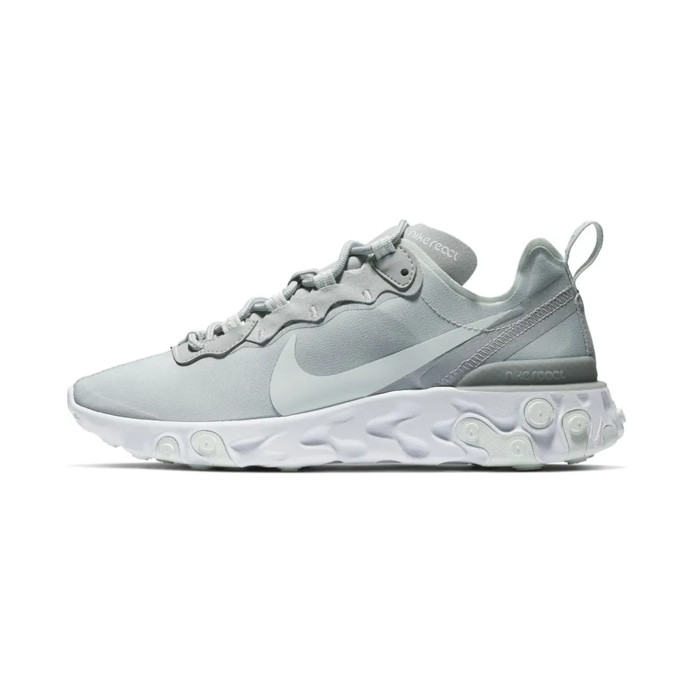 Nike React Element 55 Wolf Grey Ghost Aqua (W) Wolf Grey/White-Ghost Aqua (BQ2728-005)