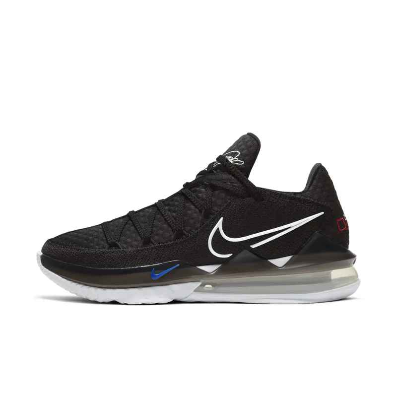 Nike LeBron 17 Low Black White Black/White-Multi-Color (CD5007-002)