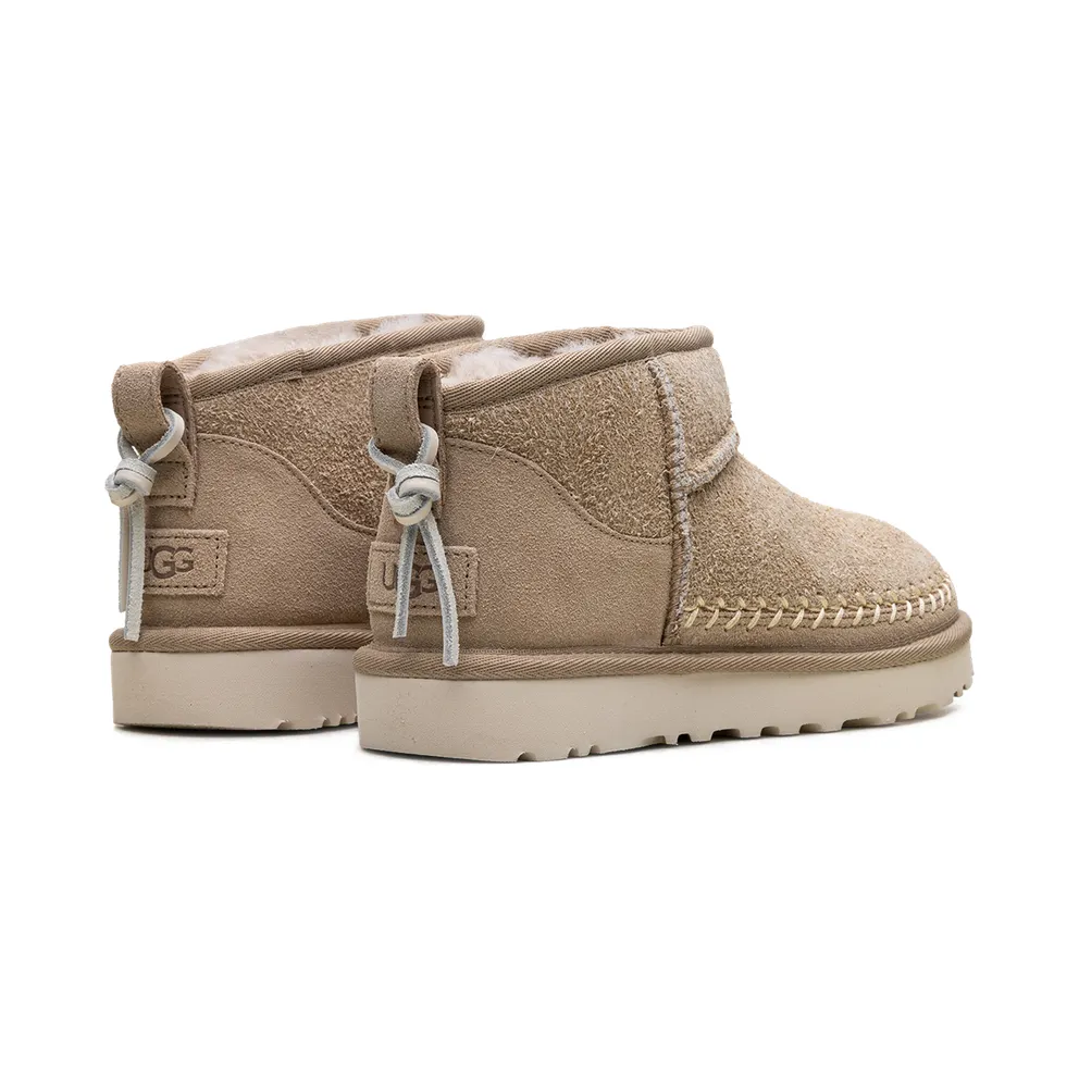 Ugg Classic Ultra Mini Biarritz Boot “Mustard Seed” (1171538-MDSD)